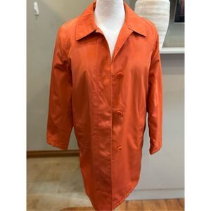 Esprit S Orange y2k outwear lined trench coat/jacket